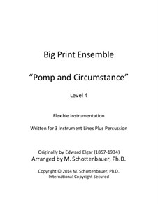 Pomp and Circumstance: For flexible instrumentation by Edward Elgar