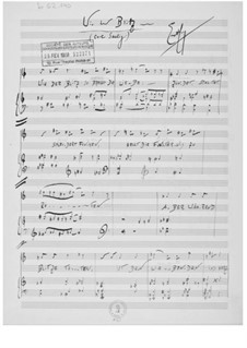 Wie der Blitz for Voice and Piano: Wie der Blitz for Voice and Piano by Ernst Levy