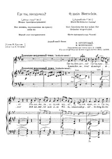 Where Art Thou, Little Star: Segunda edição by Modest Mussorgsky