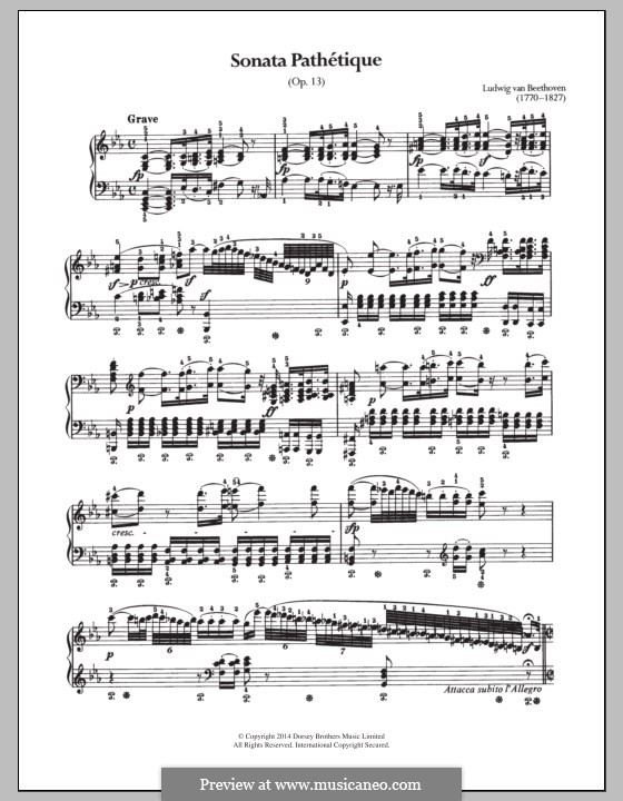 All Movements: para um único musico (Editado por H. Bulow) by Ludwig van Beethoven