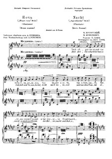 Night: para vozes e piano (Segunda edição) by Modest Mussorgsky