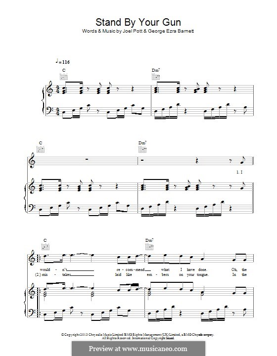 Stand By Your Gun por J. Pott, G.E. Partituras on músicaNeo