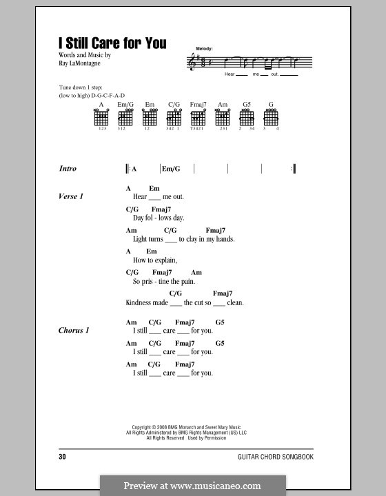 I Still Care for You: Letras e Acordes by Ray LaMontagne