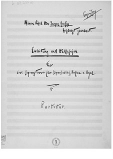Introduction and Hallelujah for Soprano, Violin and Organ: Partitura completa by Ernst Levy