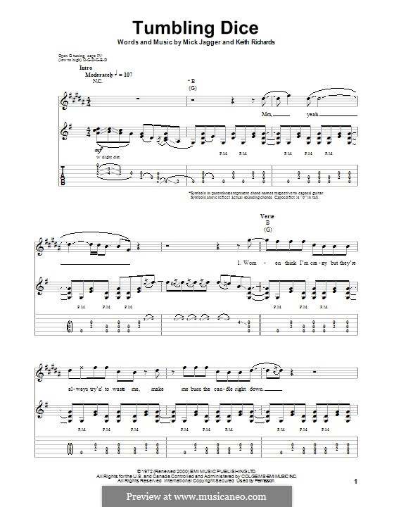 Tumbling Dice (The Rolling Stones): Para Guitarra by Keith Richards, Mick Jagger