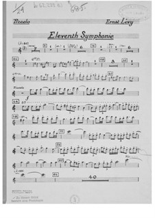 Symphony No.11: Partes by Ernst Levy