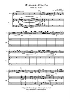 O Carolan's Concerto: para flauta e piano by Turlough O'Carolan