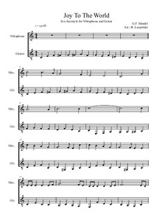 Two instruments version: For vibraphone and guitar by Georg Friedrich Händel