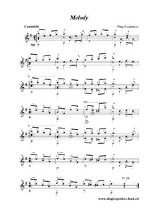 Melody, Op.5: melodia by Oleg Kopenkov