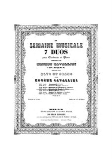 La Semaine Musicale. Jeudi. Béatrix de Tenda de Bellini: La Semaine Musicale. Jeudi. Béatrix de Tenda de Bellini by Pasquale Bona