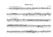 Musica sacra for Violin solo No.3, MVWV 809: Musica sacra for Violin solo No.3 by Maurice Verheul