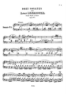 Sonata No.1: para um único musico (Editado por H. Bulow) by Ludwig van Beethoven