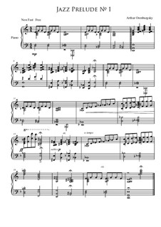 Jazz Prelude No.1: Jazz Prelude No.1 by Arthur Orenburgsky