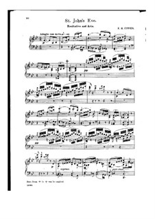 St. John's Eve: Recitative and Aria 'Say, What Dost Thou Bear in the Secret Deep?' by Frederic Hymen Cowen