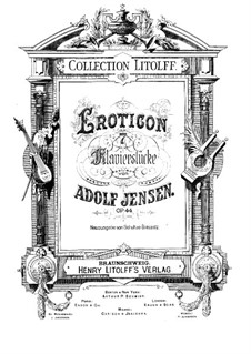 Eroticon, Op.44: todas as peças by Adolf Jensen