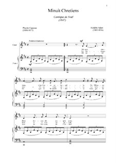 Vocal version: para voz e piano (D Maior) by Adolphe Adam