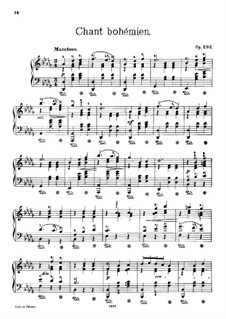 Chant bohémien, Op.292: Para Piano by Charles Mayer