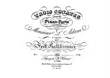Three Piano Sonatas, Op.1: Soneto No.3 by Friedrich Kalkbrenner