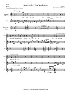 Aton: Part 8 - Nofretete's first song - mezzo soprano, flute, classical guitar by David W Solomons