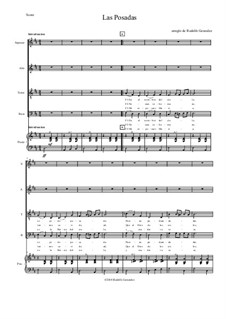 Las Posadas: For SATB choir by folklore