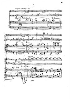 Piano Trio in F Minor, Op.14: movimento II by Georgy Catoire