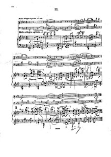 Piano Trio in F Minor, Op.14: movimento III by Georgy Catoire