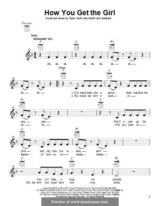 How You Get the Girl por Shellback, Max Martin, T. Swift em músicaNeo