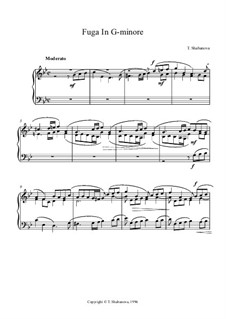 Fuga In G-minore: Fuga In G-minore by Tetiana Shabanova