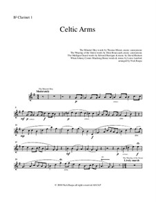 Celtic Arms: B Flat Clarinet 1 part by folklore, Patrick Sarsfield Gilmore, David Braham