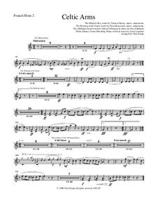 Celtic Arms: French Horn 2 parts by folklore, Patrick Sarsfield Gilmore, David Braham