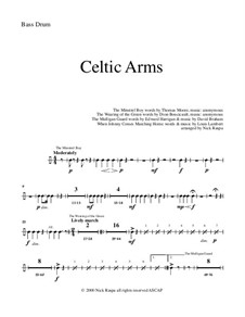 Celtic Arms: Trecho de graves da Bateria by folklore, Patrick Sarsfield Gilmore, David Braham