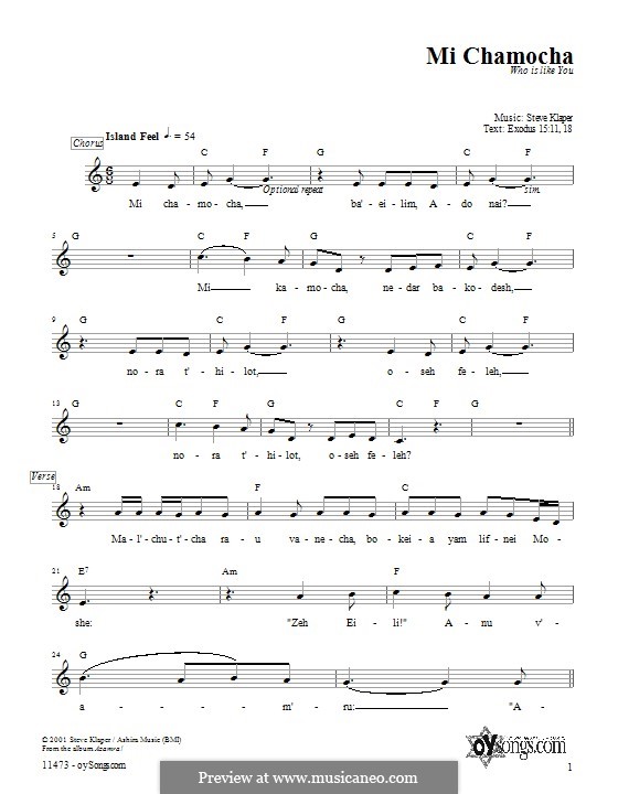 Mi Chomocha: Letras e Acordes by Steve Klaper