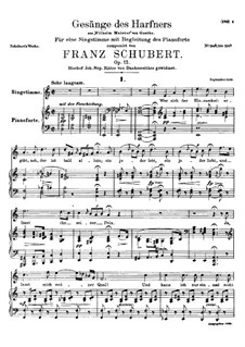 No.1 Wer sich der Einsamkeit ergibt: A minor by Franz Schubert