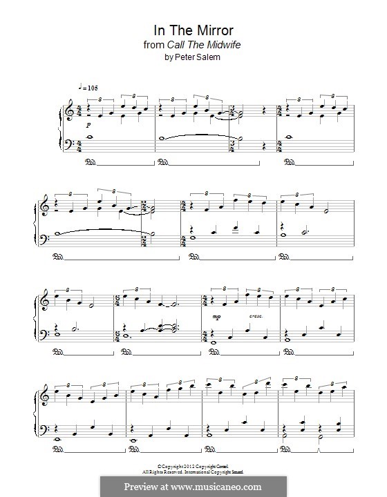 In the Mirror (from 'Call the Midwife'): Para Piano by Peter Salem