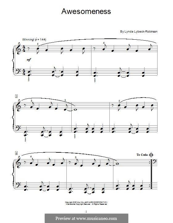 Awesomeness: Para Piano by Lynda Lybeck-Robinson