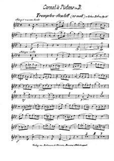 Brass Sextet in E Flat Minor, Op.30: Cornet in B part by Oskar Böhme