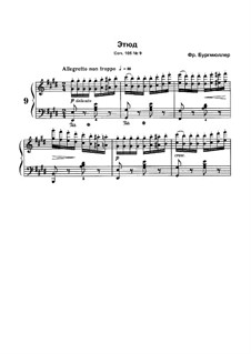 No.9: Para Piano by Johann Friedrich Burgmüller