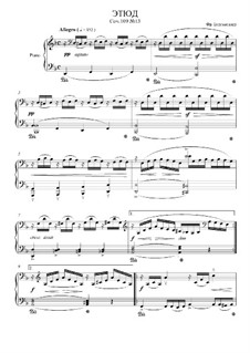 Etude No.13: Para Piano by Johann Friedrich Burgmüller