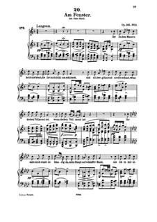 Songs for Voice and Piano: Volume III, part II by Franz Schubert