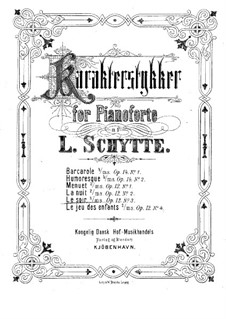 Fire karakterstykker (Four Character Pieces), Op.12: No.3 Le soir by Ludvig Schytte