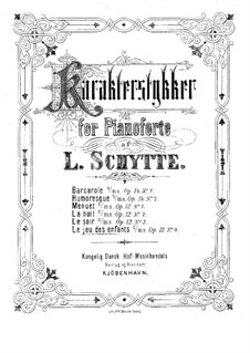 Fire karakterstykker (Four Character Pieces), Op.12: No.4 Le jeu des enfants by Ludvig Schytte