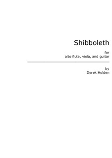 Shibboleth: Shibboleth by Derek M. Holden