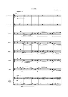 Fallen - for Choir SATB: Fallen - for Choir SATB by David Lancaster
