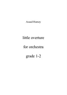 Little overture: Little overture by Asaad Hamzy