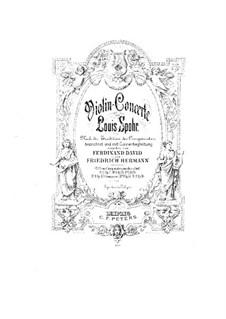 Concerto for Violin and Orchestra No.11 in G Major, Op.70: Concerto for Violin and Orchestra No.11 in G Major by Louis Spohr