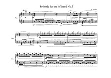 3 Solitudes for the left hand: No.3, MVWV 877 by Maurice Verheul
