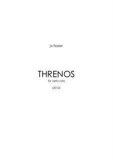 Threnos: Threnos by Jo Flüeler