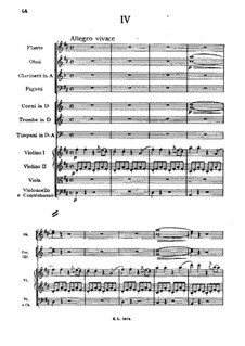 Symphony No.1 in D Major, D.82: Movimento IV by Franz Schubert