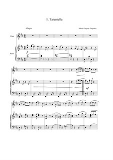 Тарантелла, Op.1 No.1: Тарантелла by Gregory Grigoriev