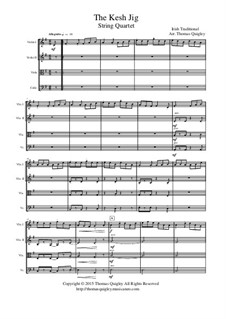 The Kesh Jig: para quartetos de cordas by folklore